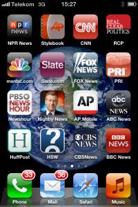 I have a little problem with news apps!   Also with bothering to read emails or listening to voice mails.